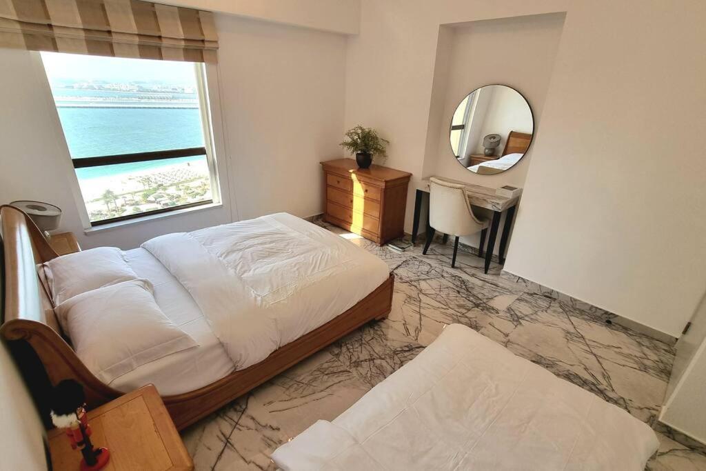 Luxury Sea View Beachfront 3 Bedroom Apt, Jbr 迪拜 外观 照片